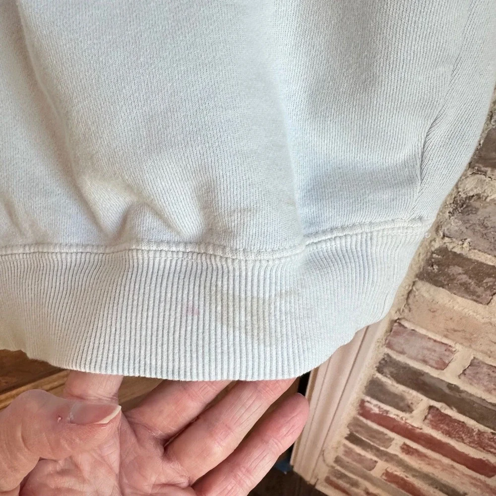 Taylor Swift 1989 Sweatshirt Women Small Blue Crew Neck Graphic Pullover FLAWS - Picture 4 of 10